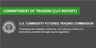 The Commitment of Traders published by the US Commodity Futures Trading Commission.