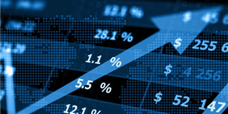 Chart showing the market.