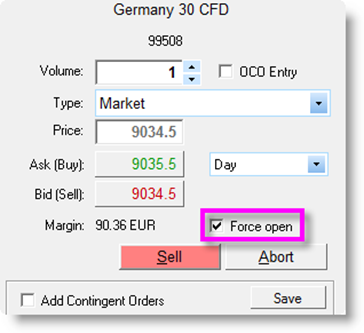 hedging - order ticket